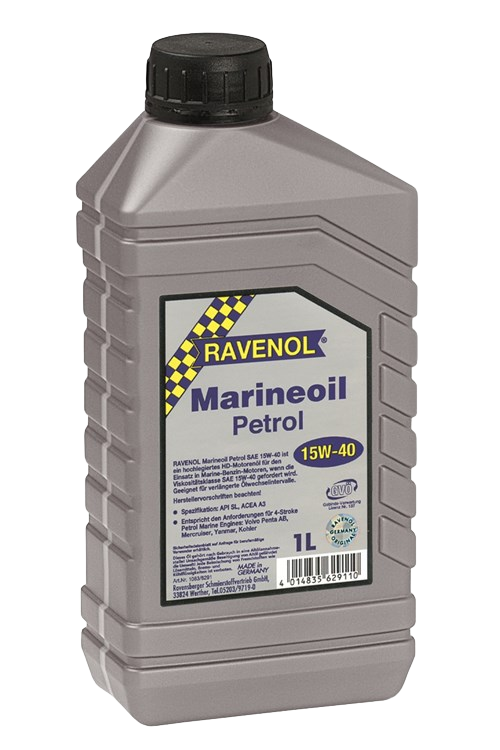 Моторное масло Ravenol Marineoil Petrol SAE 15W-40, 1л
